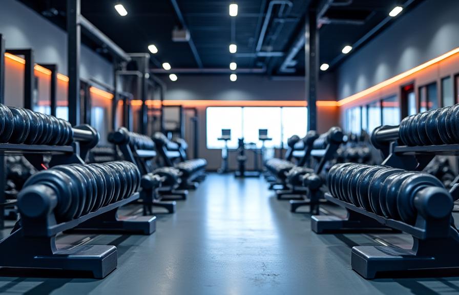Modern strength training equipment and weights at Pacific Surge Vancouver